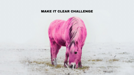 "MAKE IT CLEAR" CHALLENGE
